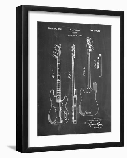 PP8 Chalkboard-Borders Cole-Framed Giclee Print