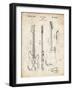 PP8 Vintage Parchment-Borders Cole-Framed Giclee Print