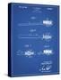 PP815-Blueprint First Toothbrush Patent Poster-Cole Borders-Stretched Canvas