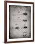 PP815-Faded Grey First Toothbrush Patent Poster-Cole Borders-Framed Giclee Print