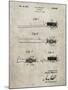 PP815-Sandstone First Toothbrush Patent Poster-Cole Borders-Mounted Giclee Print