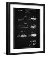 PP815-Vintage Black First Toothbrush Patent Poster-Cole Borders-Framed Giclee Print