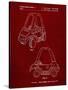 PP816-Burgundy Fisher Price Toy Car Patent Poster-Cole Borders-Stretched Canvas