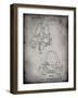 PP816-Faded Grey Fisher Price Toy Car Patent Poster-Cole Borders-Framed Giclee Print