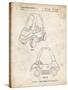 PP816-Vintage Parchment Fisher Price Toy Car Patent Poster-Cole Borders-Stretched Canvas