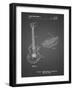 PP818-Black Grid Floyd Rose Guitar Tremolo Patent Poster-Cole Borders-Framed Giclee Print