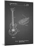PP818-Black Grid Floyd Rose Guitar Tremolo Patent Poster-Cole Borders-Mounted Giclee Print