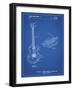 PP818-Blueprint Floyd Rose Guitar Tremolo Patent Poster-Cole Borders-Framed Giclee Print