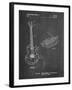 PP818-Chalkboard Floyd Rose Guitar Tremolo Patent Poster-Cole Borders-Framed Giclee Print