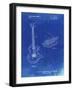 PP818-Faded Blueprint Floyd Rose Guitar Tremolo Patent Poster-Cole Borders-Framed Giclee Print