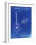 PP818-Faded Blueprint Floyd Rose Guitar Tremolo Patent Poster-Cole Borders-Framed Giclee Print