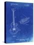 PP818-Faded Blueprint Floyd Rose Guitar Tremolo Patent Poster-Cole Borders-Stretched Canvas