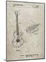 PP818-Sandstone Floyd Rose Guitar Tremolo Patent Poster-Cole Borders-Mounted Giclee Print