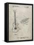 PP818-Sandstone Floyd Rose Guitar Tremolo Patent Poster-Cole Borders-Framed Stretched Canvas