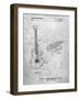 PP818-Slate Floyd Rose Guitar Tremolo Patent Poster-Cole Borders-Framed Giclee Print
