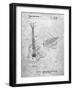 PP818-Slate Floyd Rose Guitar Tremolo Patent Poster-Cole Borders-Framed Giclee Print