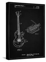 PP818-Vintage Black Floyd Rose Guitar Tremolo Patent Poster-Cole Borders-Stretched Canvas