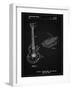 PP818-Vintage Black Floyd Rose Guitar Tremolo Patent Poster-Cole Borders-Framed Giclee Print