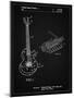 PP818-Vintage Black Floyd Rose Guitar Tremolo Patent Poster-Cole Borders-Mounted Giclee Print