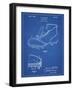 PP823-Blueprint Football Cleat 1928 Patent Poster-Cole Borders-Framed Giclee Print