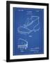 PP823-Blueprint Football Cleat 1928 Patent Poster-Cole Borders-Framed Giclee Print