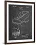 PP823-Chalkboard Football Cleat 1928 Patent Poster-Cole Borders-Framed Giclee Print