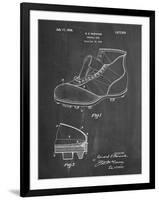 PP823-Chalkboard Football Cleat 1928 Patent Poster-Cole Borders-Framed Giclee Print