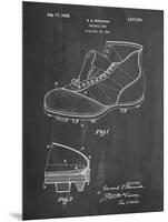 PP823-Chalkboard Football Cleat 1928 Patent Poster-Cole Borders-Mounted Giclee Print