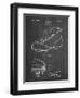 PP823-Chalkboard Football Cleat 1928 Patent Poster-Cole Borders-Framed Giclee Print