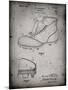 PP823-Faded Grey Football Cleat 1928 Patent Poster-Cole Borders-Mounted Giclee Print