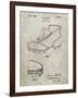 PP823-Sandstone Football Cleat 1928 Patent Poster-Cole Borders-Framed Giclee Print