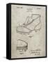 PP823-Sandstone Football Cleat 1928 Patent Poster-Cole Borders-Framed Stretched Canvas