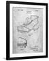 PP823-Slate Football Cleat 1928 Patent Poster-Cole Borders-Framed Giclee Print