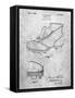 PP823-Slate Football Cleat 1928 Patent Poster-Cole Borders-Framed Stretched Canvas