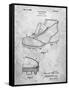 PP823-Slate Football Cleat 1928 Patent Poster-Cole Borders-Framed Stretched Canvas