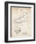 PP823-Vintage Parchment Football Cleat 1928 Patent Poster-Cole Borders-Framed Giclee Print