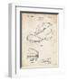 PP823-Vintage Parchment Football Cleat 1928 Patent Poster-Cole Borders-Framed Giclee Print