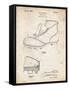 PP823-Vintage Parchment Football Cleat 1928 Patent Poster-Cole Borders-Framed Stretched Canvas