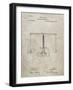 PP84-Sandstone Scales of Justice Patent Poster-Cole Borders-Framed Giclee Print