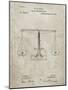 PP84-Sandstone Scales of Justice Patent Poster-Cole Borders-Mounted Giclee Print
