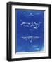 PP849-Faded Blueprint Ford Tri-Motor Airplane "The Tin Goose" Patent Poster-Cole Borders-Framed Giclee Print