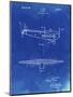 PP849-Faded Blueprint Ford Tri-Motor Airplane "The Tin Goose" Patent Poster-Cole Borders-Mounted Giclee Print