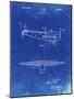 PP849-Faded Blueprint Ford Tri-Motor Airplane "The Tin Goose" Patent Poster-Cole Borders-Mounted Giclee Print
