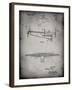 PP849-Faded Grey Ford Tri-Motor Airplane "The Tin Goose" Patent Poster-Cole Borders-Framed Giclee Print
