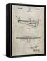 PP849-Sandstone Ford Tri-Motor Airplane "The Tin Goose" Patent Poster-Cole Borders-Framed Stretched Canvas
