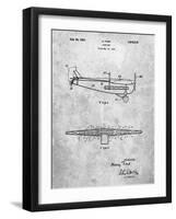 PP849-Slate Ford Tri-Motor Airplane "The Tin Goose" Patent Poster-Cole Borders-Framed Giclee Print