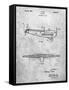 PP849-Slate Ford Tri-Motor Airplane "The Tin Goose" Patent Poster-Cole Borders-Framed Stretched Canvas