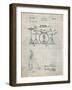 PP852-Antique Grid Parchment Frank Ippolito Practice Drum Set Patent Poster-Cole Borders-Framed Giclee Print