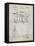 PP852-Antique Grid Parchment Frank Ippolito Practice Drum Set Patent Poster-Cole Borders-Framed Stretched Canvas