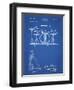 PP852-Blueprint Frank Ippolito Practice Drum Set Patent Poster-Cole Borders-Framed Giclee Print